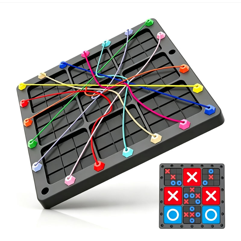 Strategy Board Game - YENİ 2'si 1 Arada Tic Tac