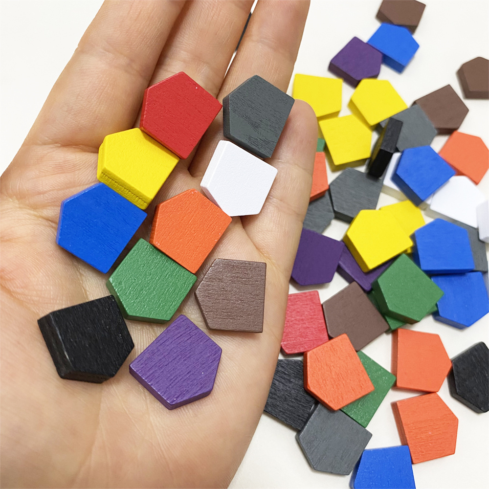 50 adet 16*16 MM Renkli Ahşap  - Board Game Catan incelemesi ve fiyatı